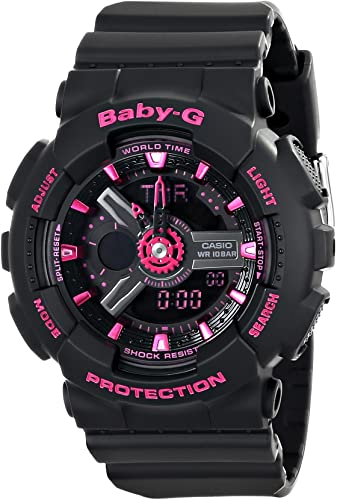 Casio Women BA-111-1ACR Baby-G Analog-Digital Watch
